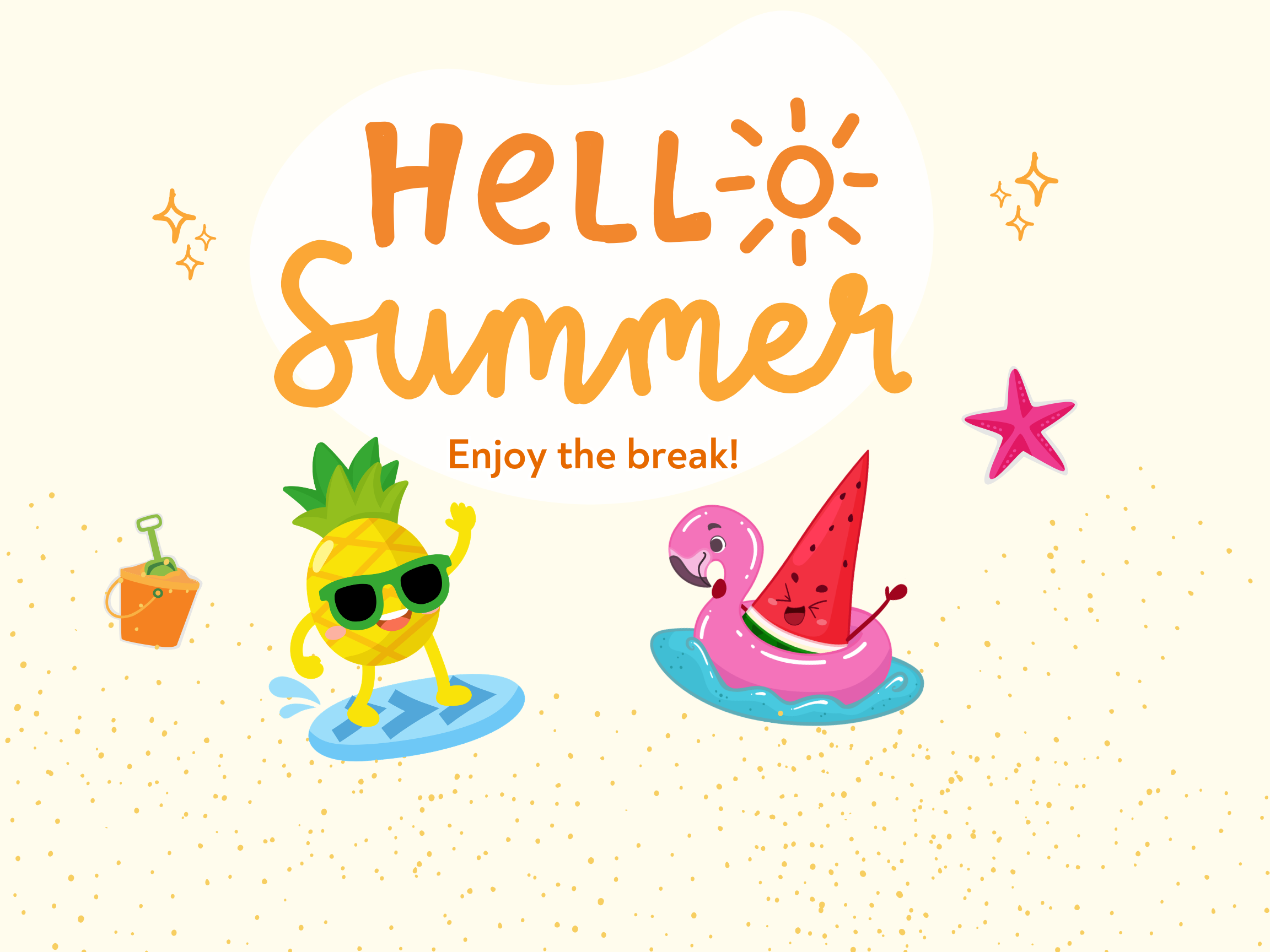 Hello Summer Clipart