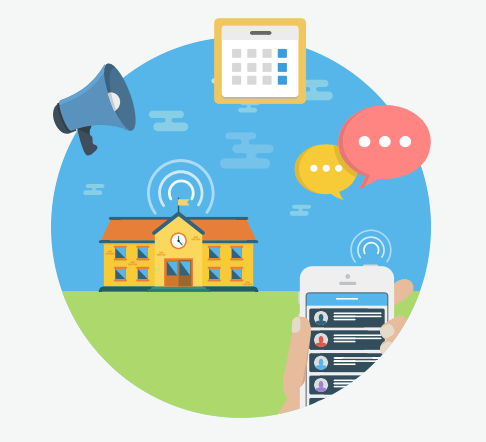School with communication options